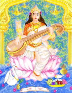 Goddess Saraswati Mata image by Bhavana Sharma