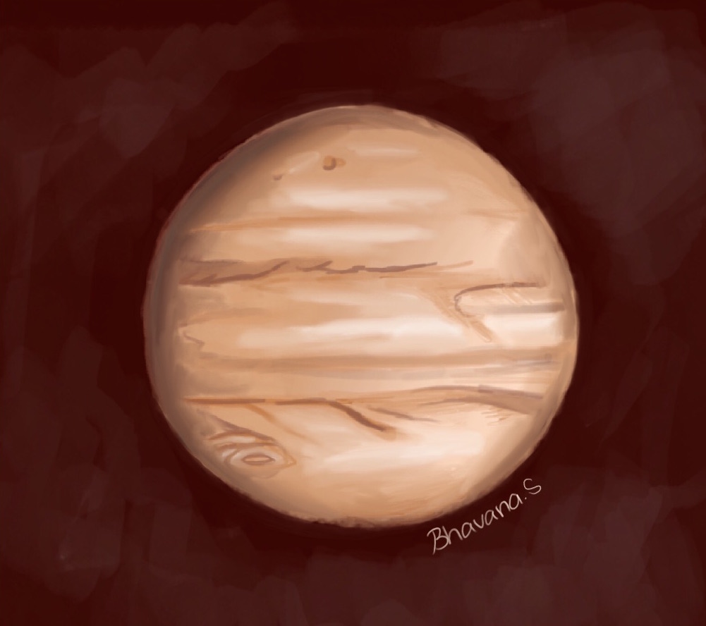 Planet Jupiter - Guru Brihaspati by Bhavana S.