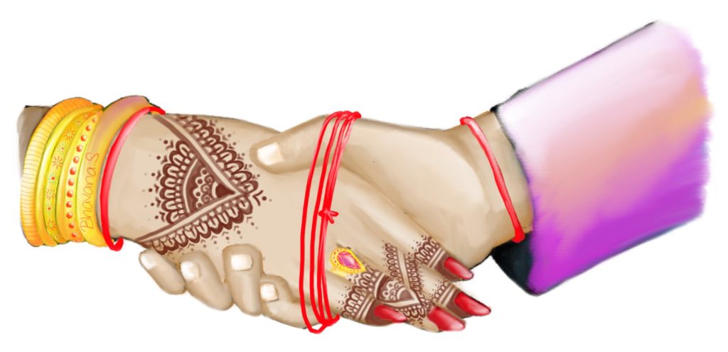 Hathyaalo Wedding Tying Hands of Couple Hasta Melap - हथियालो हस्तमेलाप​ by BhavanaS
